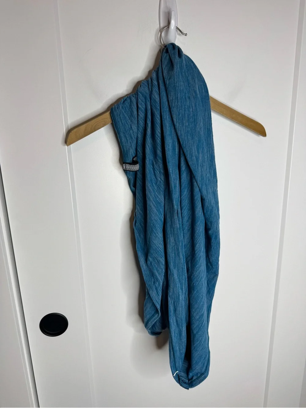 Lululemon Vinyasa Scarf Wrap Rulu Heathered Tofino Teal Blue